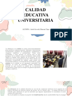 Calidad Educativa Universitaria