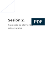 SESIÓN 2 - TEMARIO - Patología de Elementos Estructurales