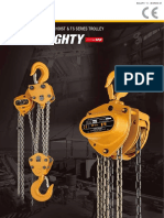 Kito Mighty: CB Series Manual Chain Hoist & Ts Series Trolley