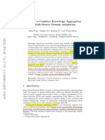 Learning To Combine: Knowledge Aggregation For Multi-Source Domain Adaptation