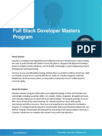 Full Stack Developer Master Program Curriculum