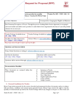 Tender Package Request For Proposal For MB