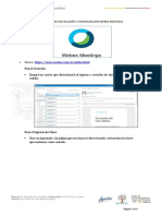 Manual Instalación y Configuración WebEx Meetings