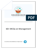 60+ Mcqs On Management: For More Mcqs On Sebi and Nabard Join Our Telegram Channel