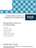 Introduction To Literature