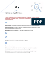 Course 1 Week 4 Glossary - DA Terms and Definitions