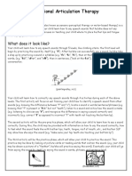 Traditional Articulation Therapy Parent Handout-Final