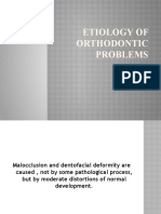 Etiology of Orthodontic Problems