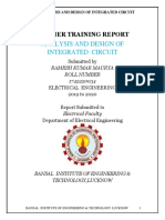 Ramesh Kumar Maurya (Roll No - 1742220034) Summer Training Report Auto Tools of Analysis and Desgin Ofintergrated Circuit