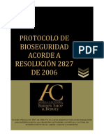 Protocolo Bioseguridad