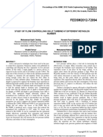 FEDSM2012-72094: Study of Flow Controlling On LP Turbine at Different Reynolds Number