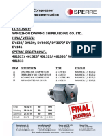 Sperre Air Compressor Technical Documentation: Customer: Hull/ Vessel