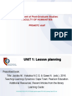 Presentation 1 Lesson Planning