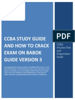 CCBA Study Guide and How To Crack Exam o