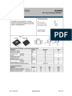 General Description Product Summary: 40V Dual N-Channel MOSFET