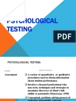 Psychological Testing