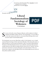 Kaufmann, Eric - Liberal Fundamentalism: A Sociology of Wokeness