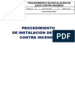 Procedimiento de Instalacion de Agua Contra Incendio 1