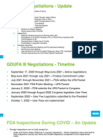 GDUFA III Negotiations - Update: Industry Priorities - Four Core Areas of Focus Advancing Approvals