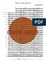 Fire in The Blood Fanfare Score - Bak