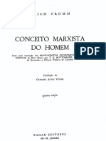 FROMM, Erich. Conceito Marxista Do Homem