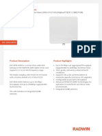 Point-to-Point Radio - Data Sheet (RW2000/ODU/Alpha/F58/FCC/INT/50M)