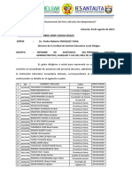 Oficio 030 Reporte Asistencia Julio Personal Ies Antauta