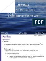 Aquifer Characteristics