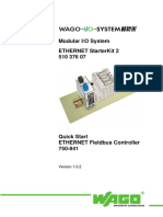 Wago 750-841 Ethernet Fieldbus Quick Start