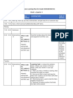 Weekly Home Learning Plan For Grade 8 DRESSMAKING Week 1, Quarter 4