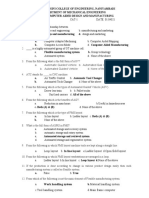 Cad MCQ Unit 5