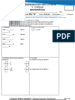 Matemática: Comprobando Mis Logros V Unidad