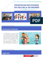 Dinámicas Aplicadas en Escuela de Padres