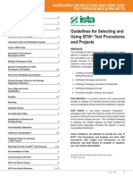 Guidelines For Selecting and Using ISTA Test Procedures and Projects