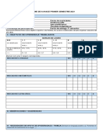 Formato Comunal Informe de Avance