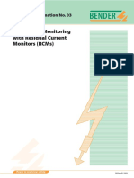 Installation Monitoring With Residual Current Monitors (RCMS)