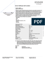 O2T Multisensor Fire Detector Iq8Quad With Isolator: Part-No.: 802374 Approval: VDS, Bosec