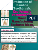 Production of Bamboo Toothbrush-849187