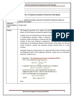 Expt - 2 - Frequency Analysis of Signals Using DFT