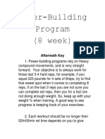 Power-Building Program (8 Week) : Aftermath Key