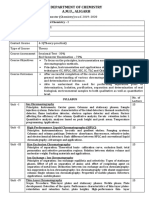 Department of Chemistry A.M.U., Aligarh: Analytical Chemistry - I CHM 1001