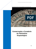 Conservação e Curadoria Do Patrimônio Arqueológico