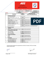 53 Grade Ordinary Portland Cement: Despatched During Week No. From To Test Certificate No. Dated Reference No