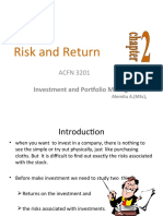 Risk and Return: Investment and Portfolio Management