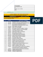 Formato Asistencia Gda Sábados