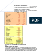 ECN 134: Solution Key To Problem Set 2 Part A: CF Statement. You Are Given The Following Information of XYZ Corporation For 2011