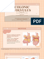 Colonic Volvulus: Disusun Oleh: Dhea Faizia Tasya (2110221036) Pembimbing: Dr. Yulia Rachmawati, Sp. Rad (K)