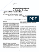 Open Versus Closed Chain Kinetic Exercise After ACL Reconstruction - Bynum1995