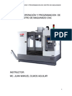 Manual-Operacion y Programacion de Centro de Maquinado CNC