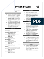 Pa Psy Ker Cheat Sheet